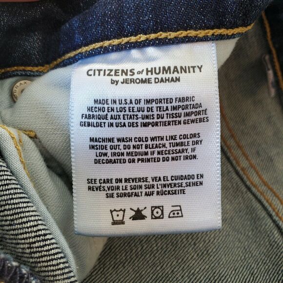 Citizens of Humanity Jeans Womens Size 29 Phoebe Slim Straight Crop Stretch - Picture 10 of 13